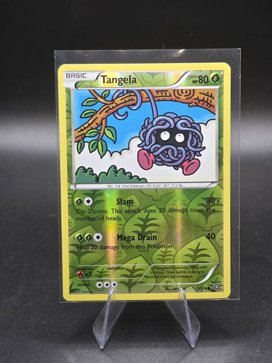 2016 Pokemon Tangela 1/114 XY-Steam Siege Reverse Holo