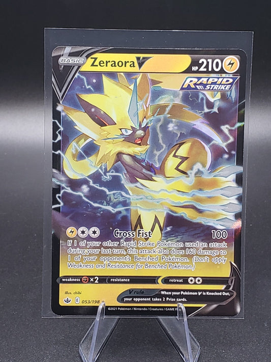 Zeraora V 053/198 Swsh06: Sword & Shield - Chilling Reign Holo