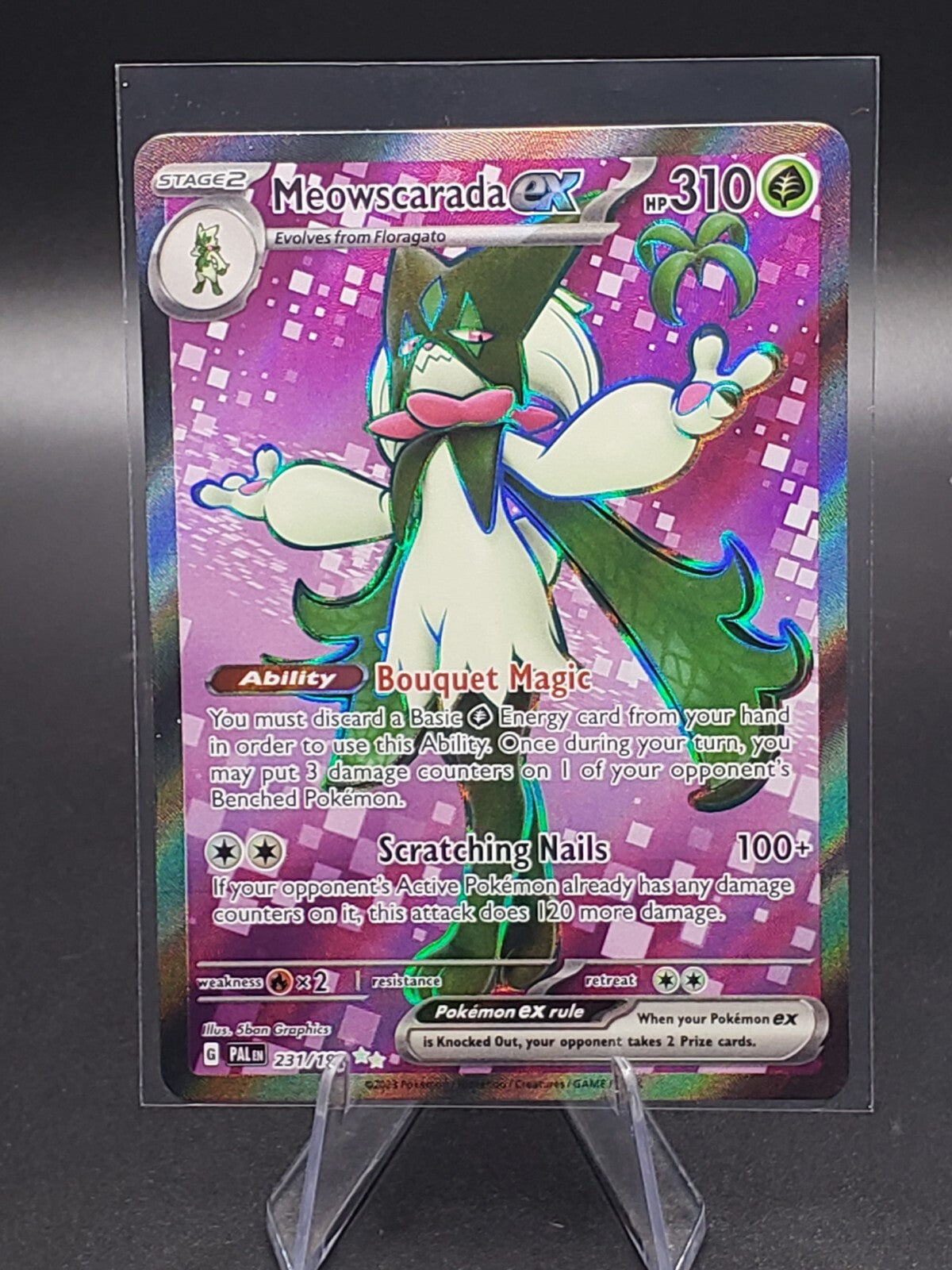 Meowscarada ex 231/193 Sv02: Paldea Evolved Holo