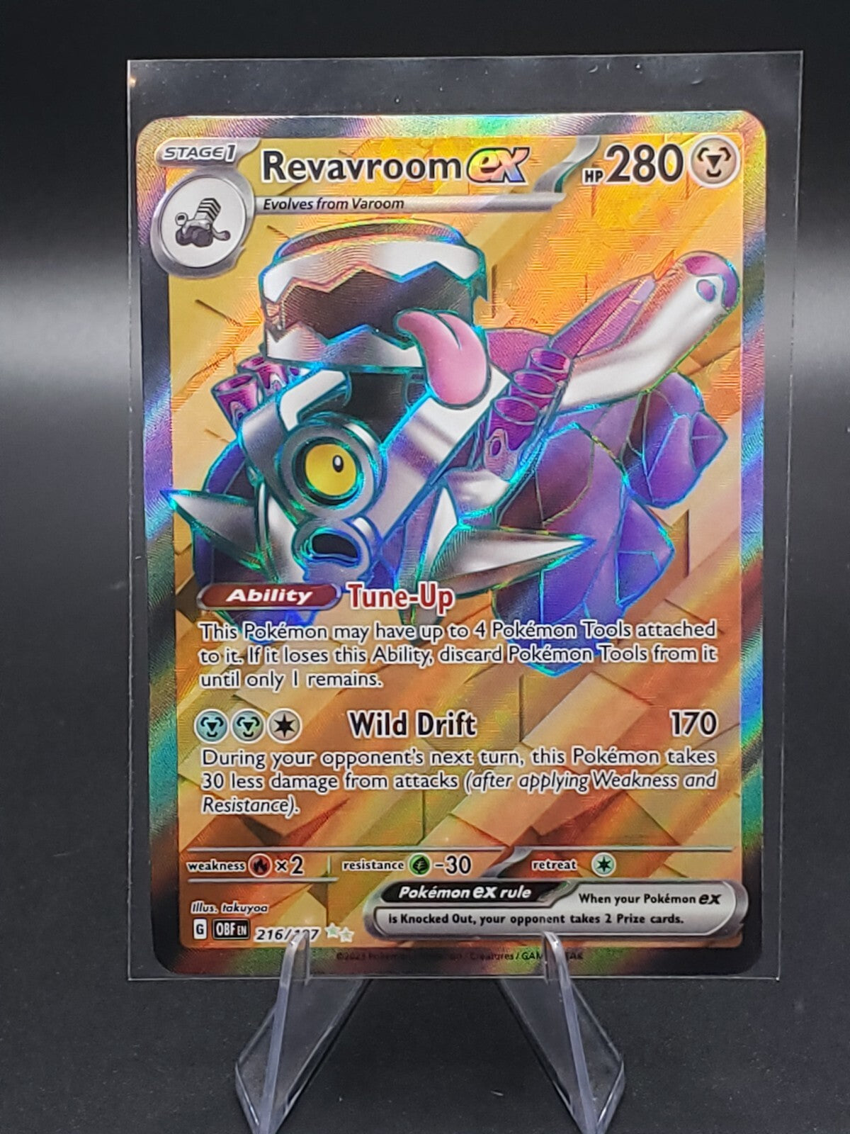 Revavroom ex 216/197 Sv03: Obsidian Flames Holo