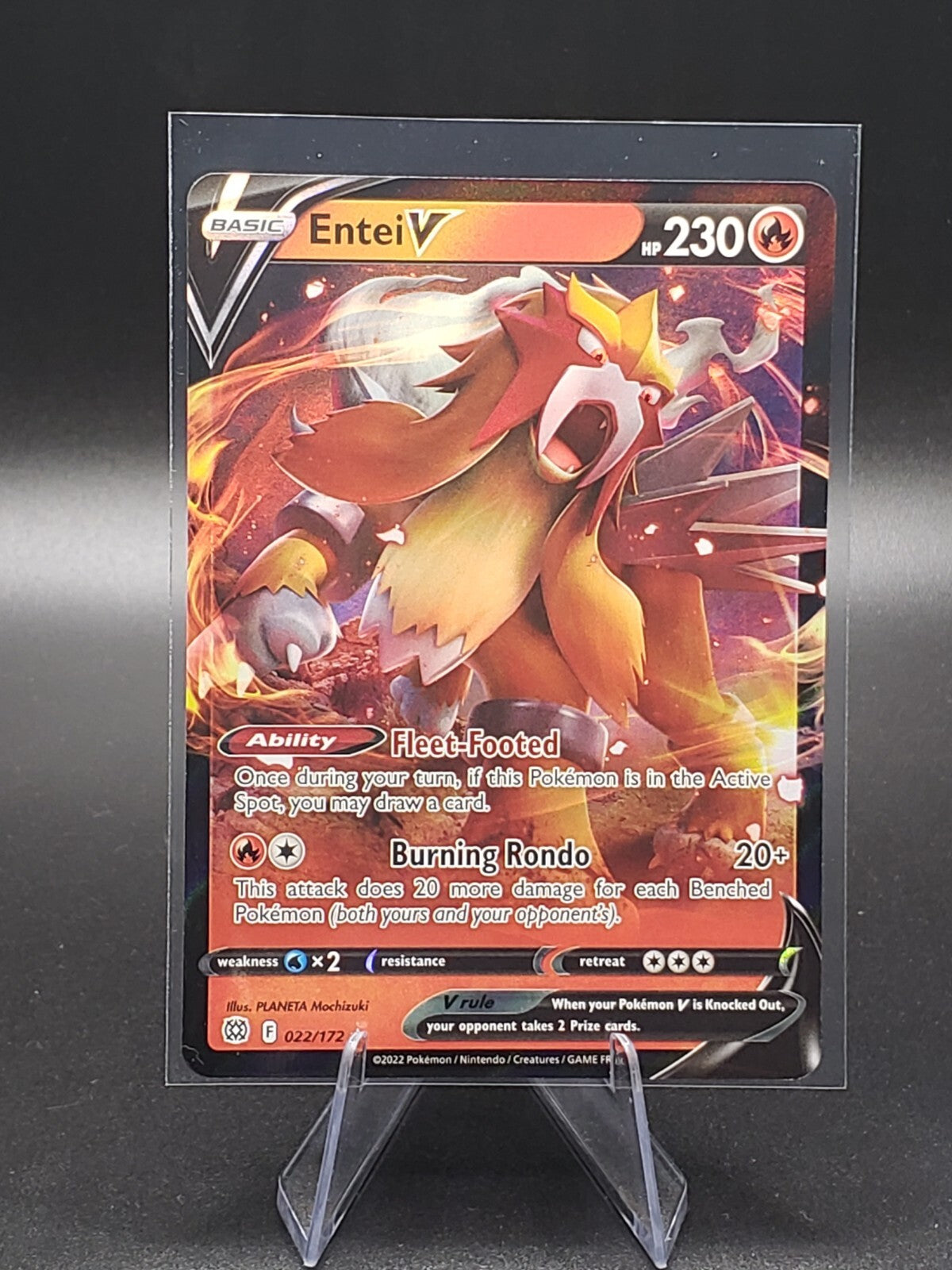 Entei V 022/172 Swsh09: Brilliant Stars Holo