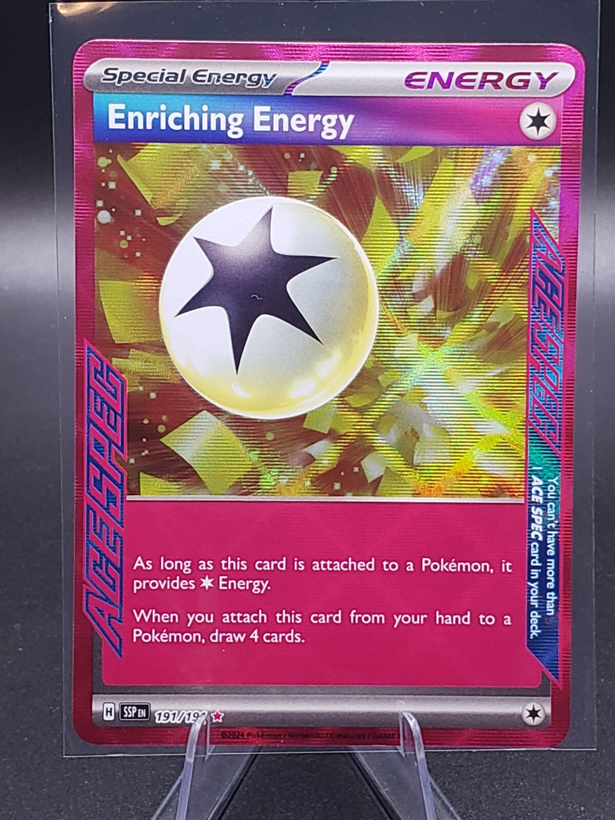 Enriching Energy 191/191 Sv08: Surging Sparks Holo