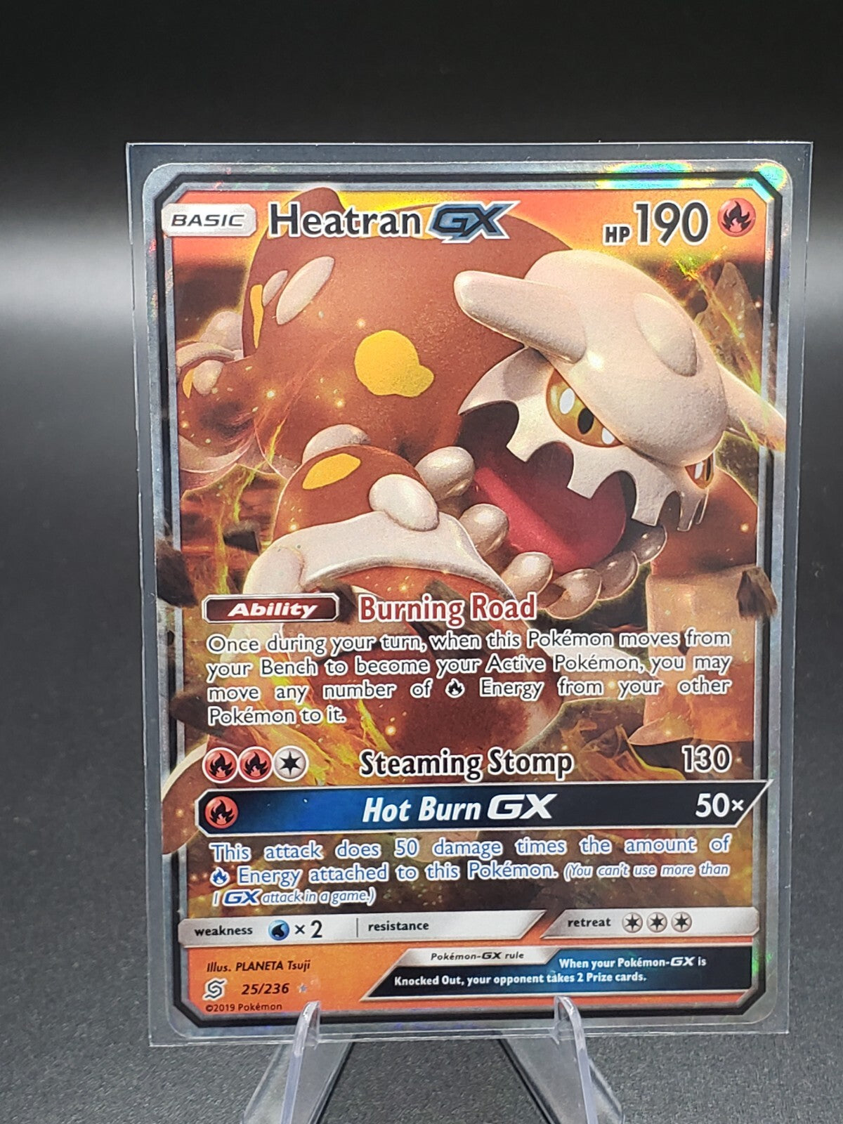 Heatran GX 25/236 Sm-Unified Minds Holo