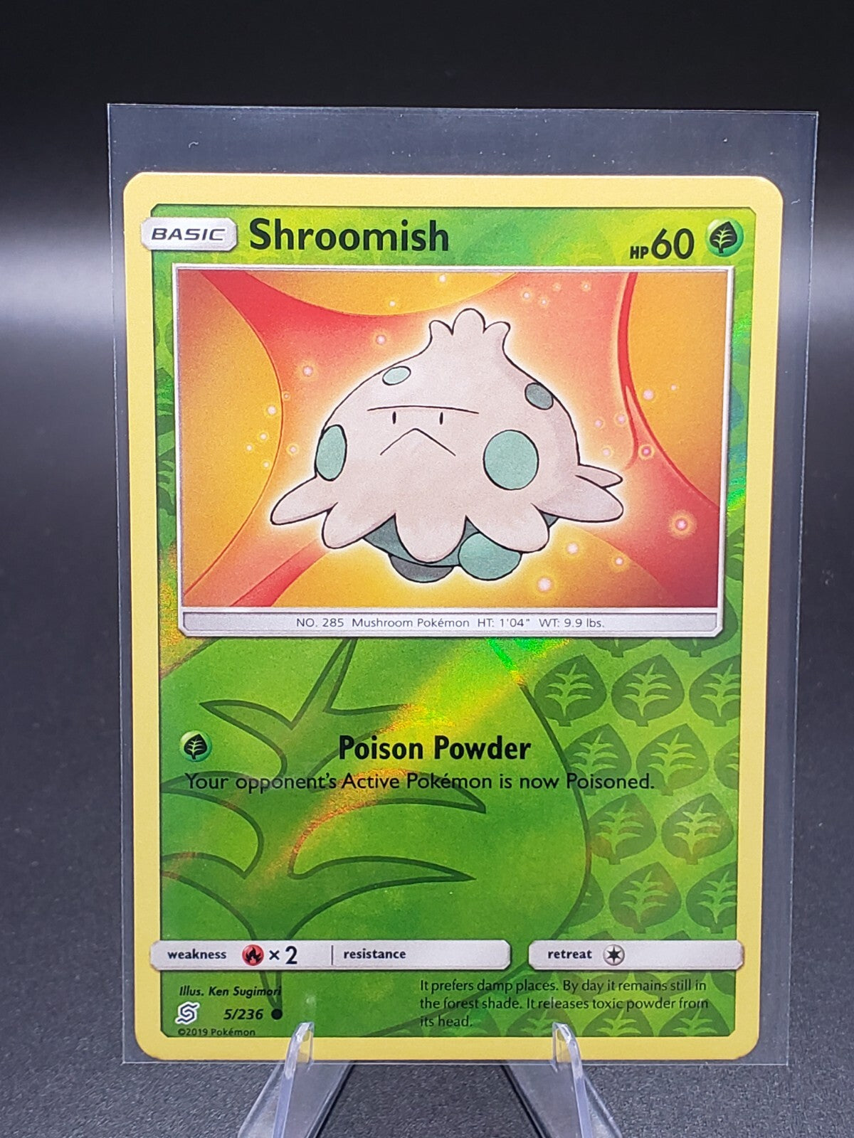Shroomish 5/236 UNIFIED MINDS REVERSE HOLO COMMON Pokémon TCG