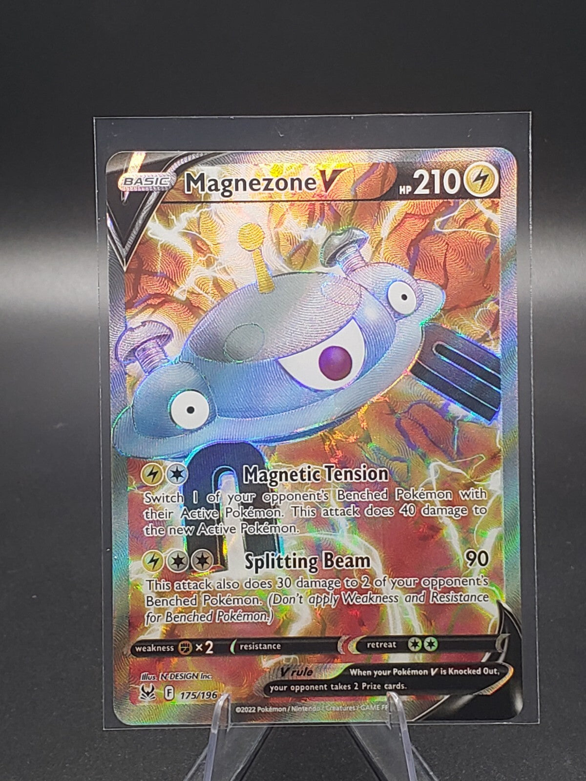 Magnezone V (Full Art) 175/196 Swsh11: Lost Origin Holo