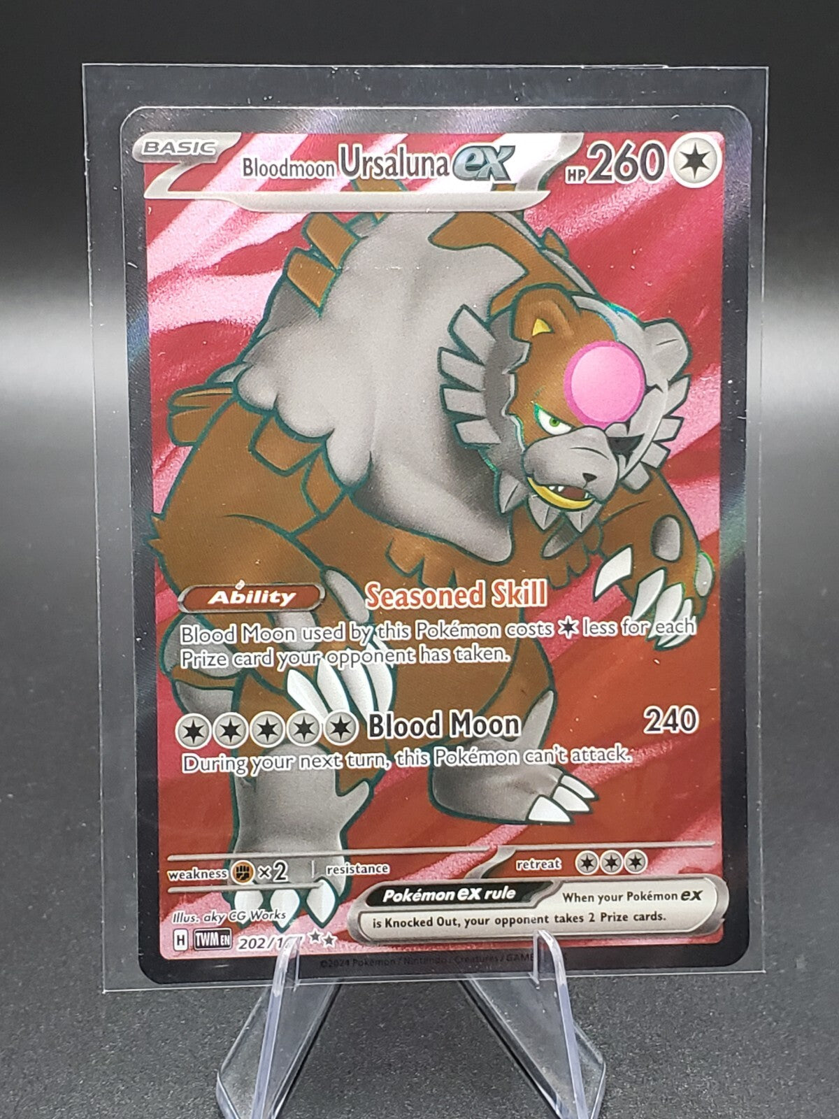 Bloodmoon Ursaluna ex 202/167 Sv06: Twilight Masquerade Holo