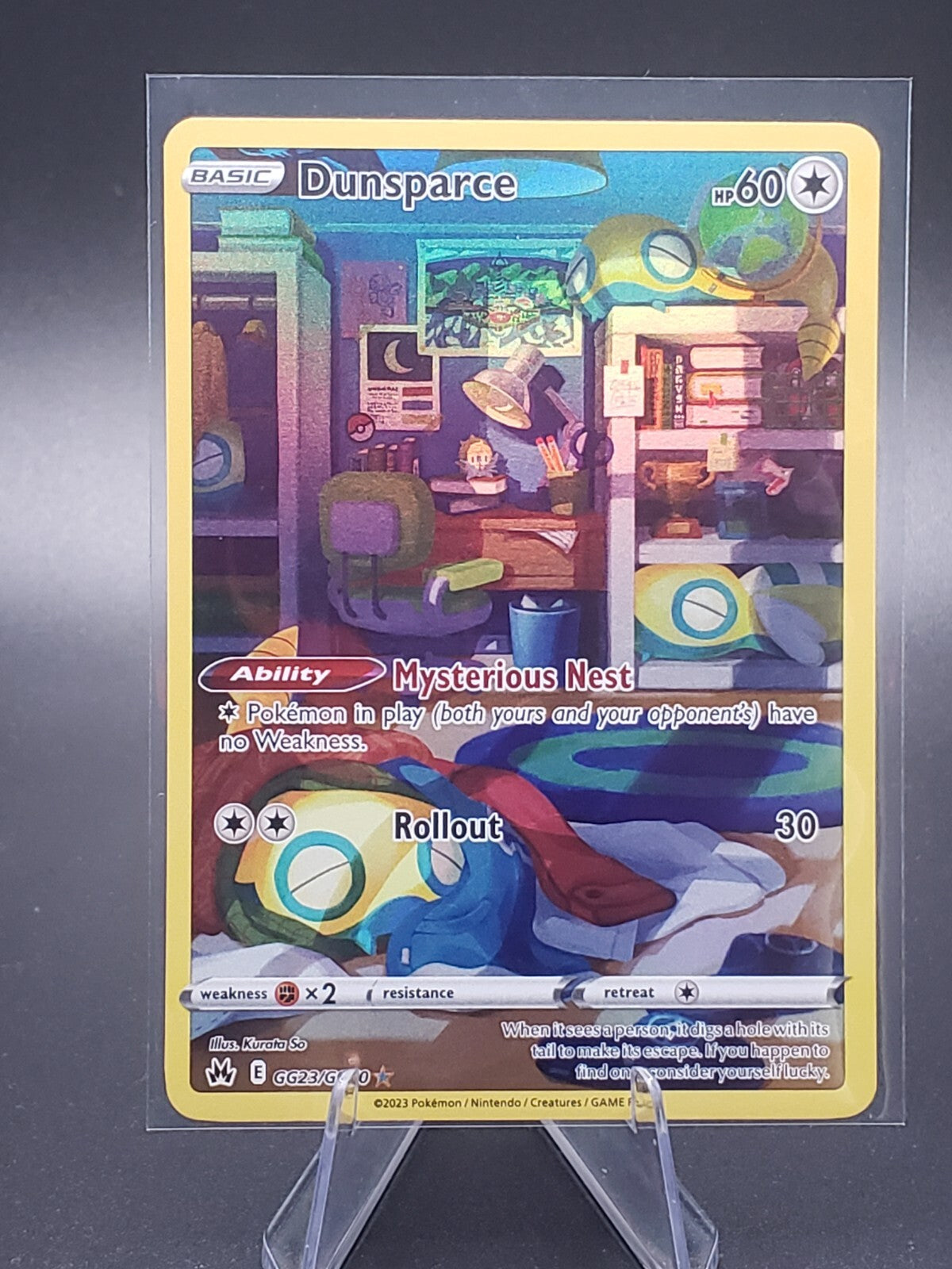 Dunsparce - GG23/GG70 Crown Zenith GALARIAN GALLERY Pokemon - NM/MINT