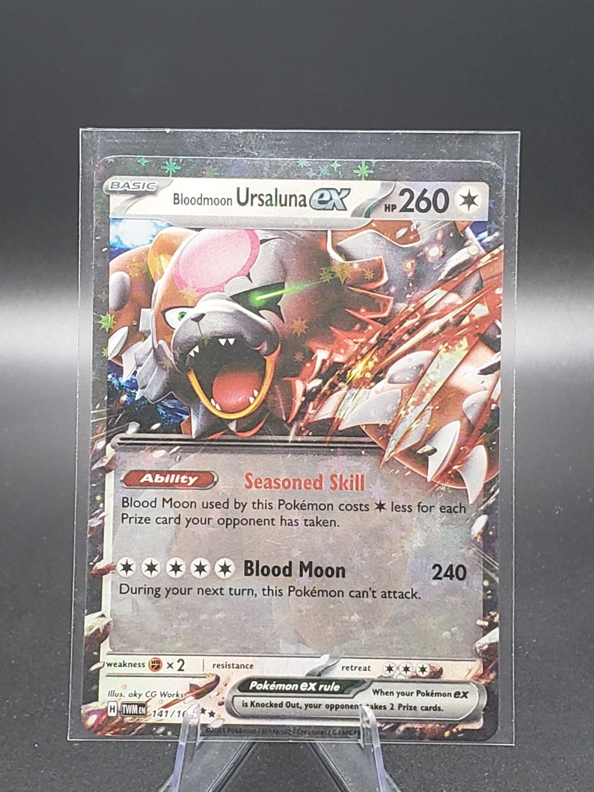Bloodmoon Ursaluna ex 141/167 Sv06: Twilight Masquerade Holo