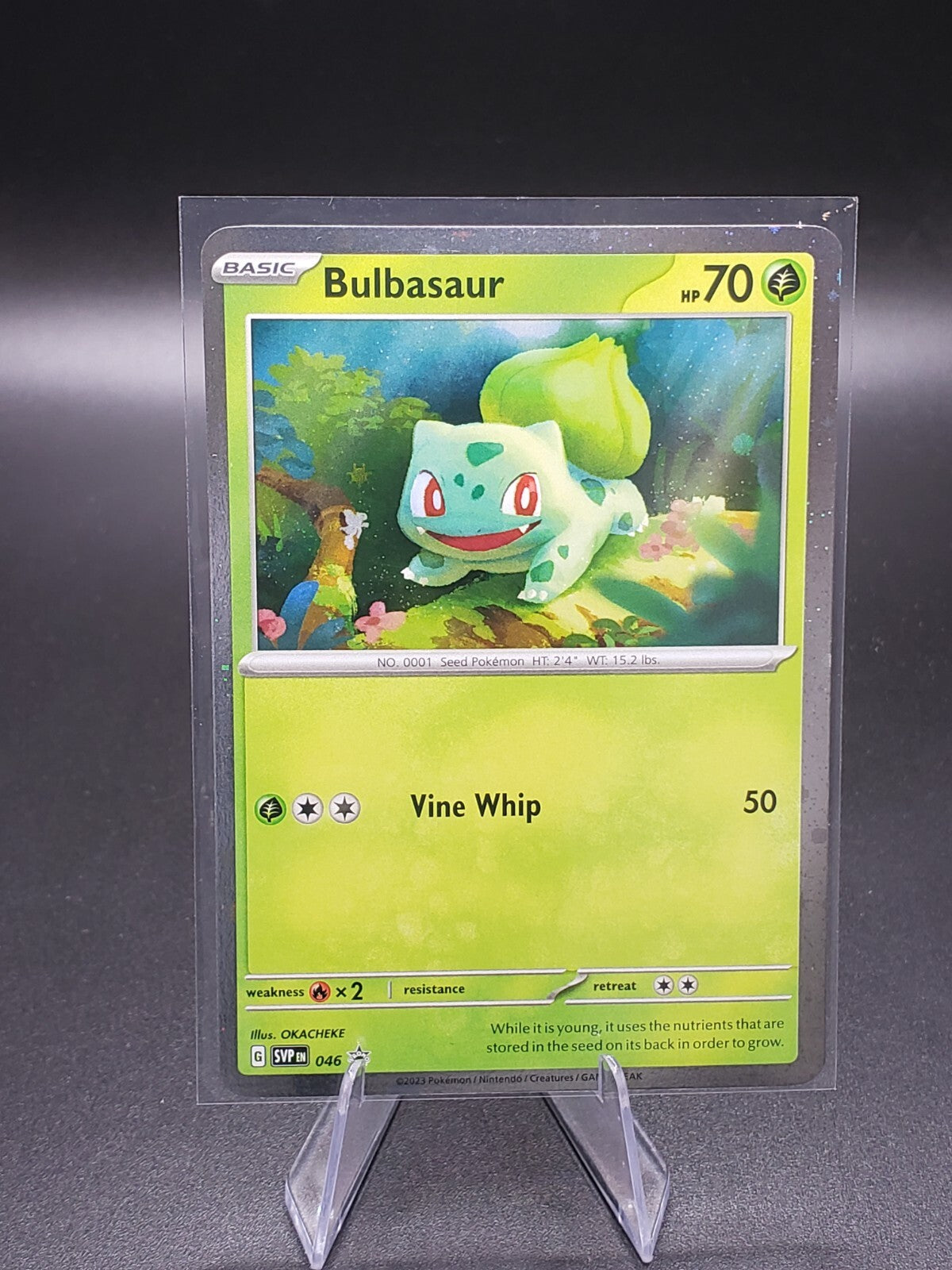 Bulbasaur - 046 (Cosmos Holo) 046 Sv: Scarlet & Violet Promo Cards Holo