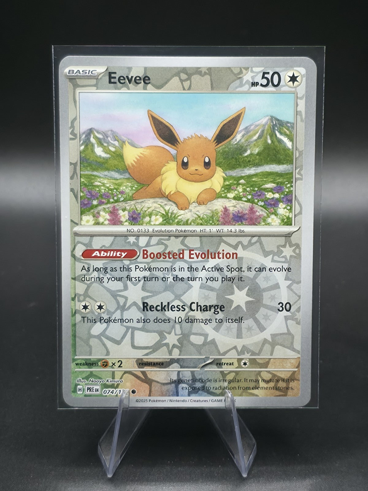 Eevee 074/131 Sv: Prismatic Evolutions Reverse Holo
