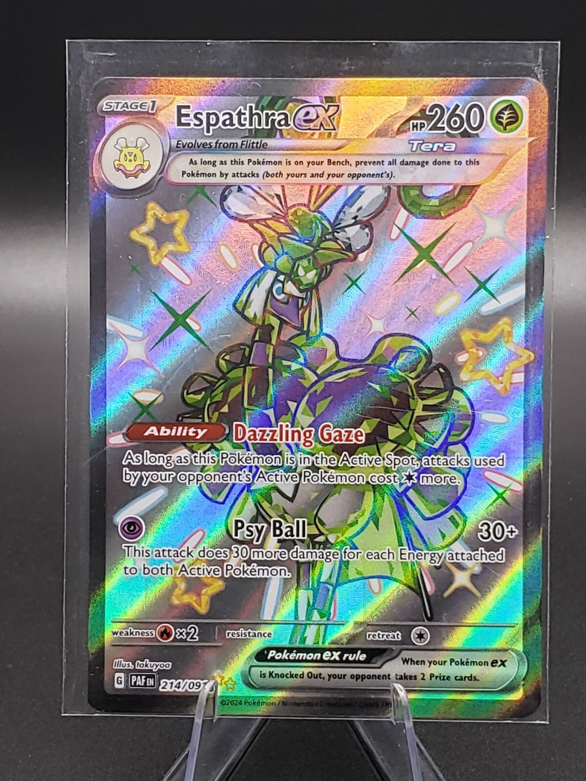 Espathra ex 214/091 Sv: Paldean Fates Holo
