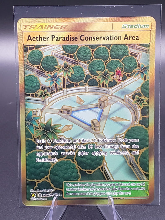 Aether Paradise Conservation Area SV87/SV94 Hidden Fates: Shiny Vault Holo