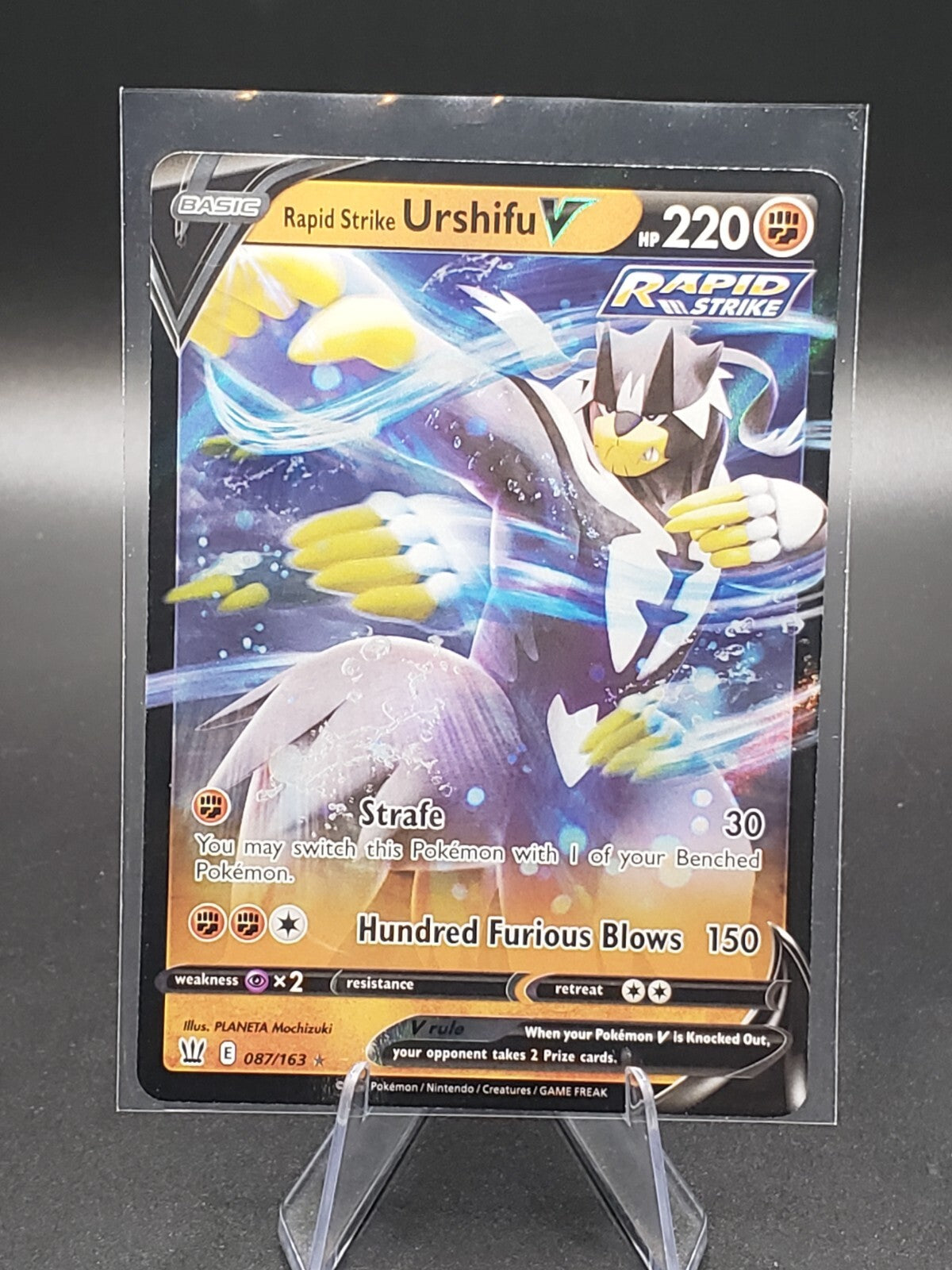 Rapid Strike Urshifu V 087/163 Swsh05: Battle Styles Holo