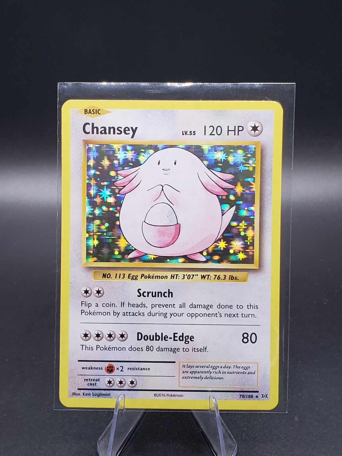 Pokemon Chansey #70/108 XY - Evolutions Holo NM