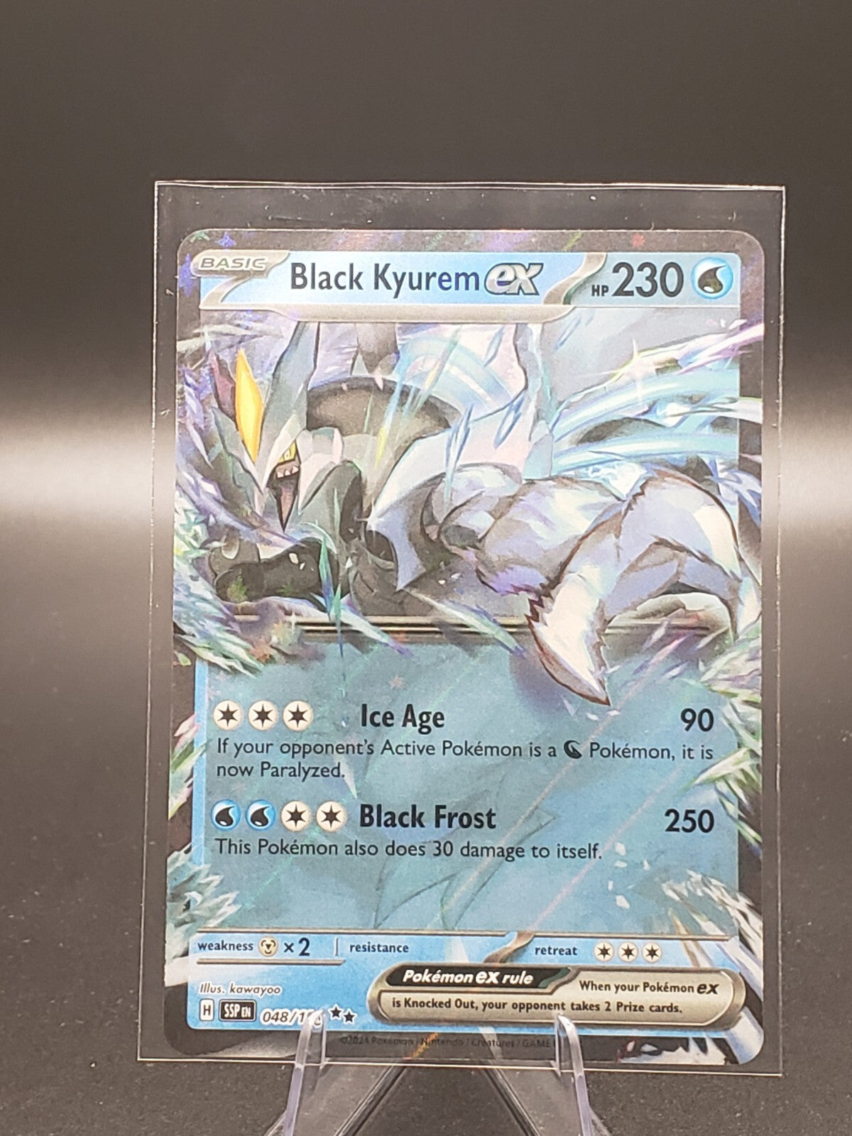 Black Kyurem ex 048/191 Sv08: Surging Sparks Holo