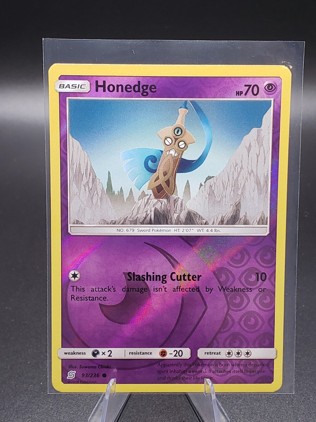 Honedge 93/236 Sm-Unified Minds Reverse Holo