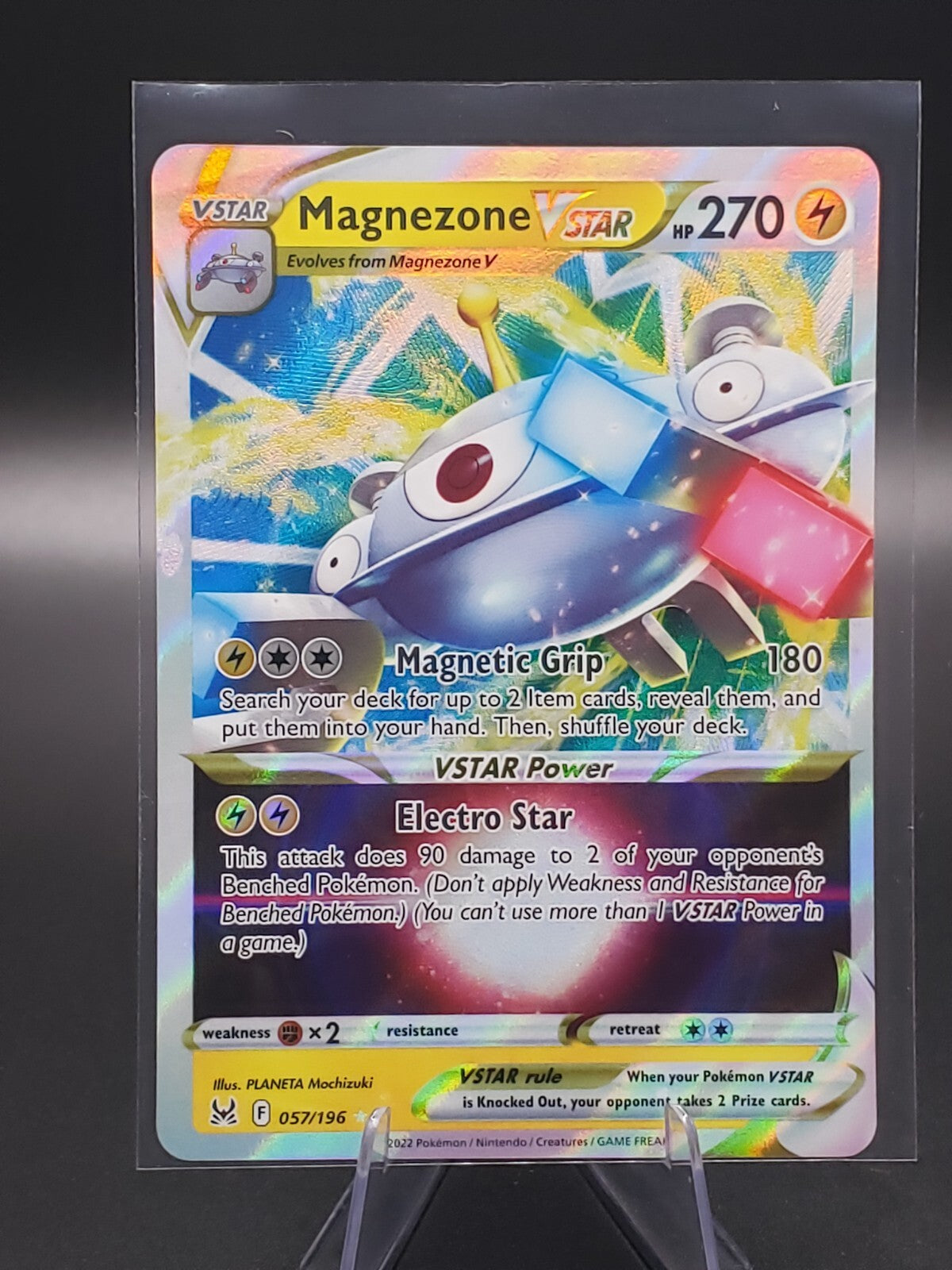 Pokémon TCG Magnezone VSTAR Sword & Shield - Lost Origin 057/196 Holo Ultra Rare