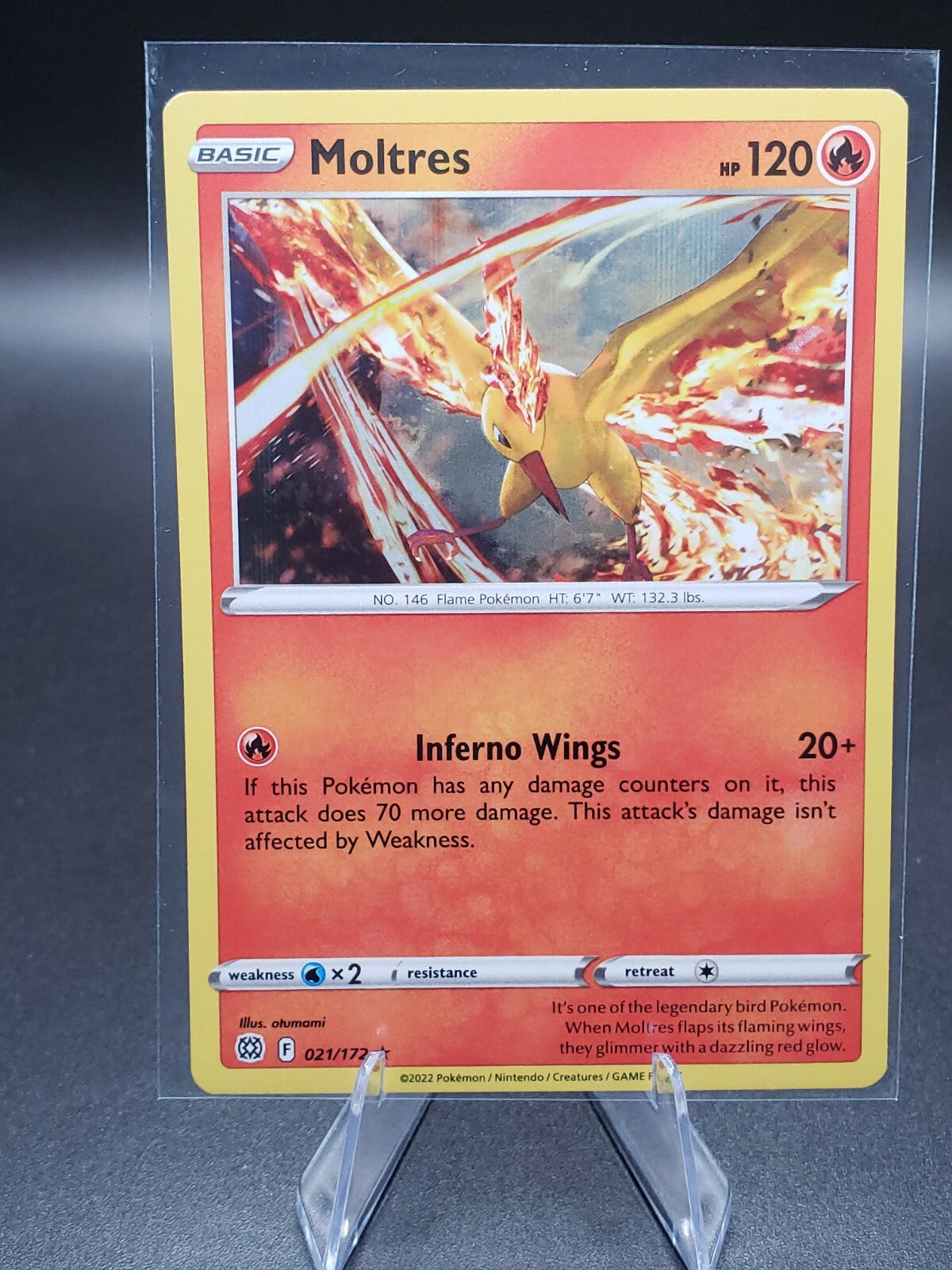 Moltres 021/172 Swsh09: Brilliant Stars Holo