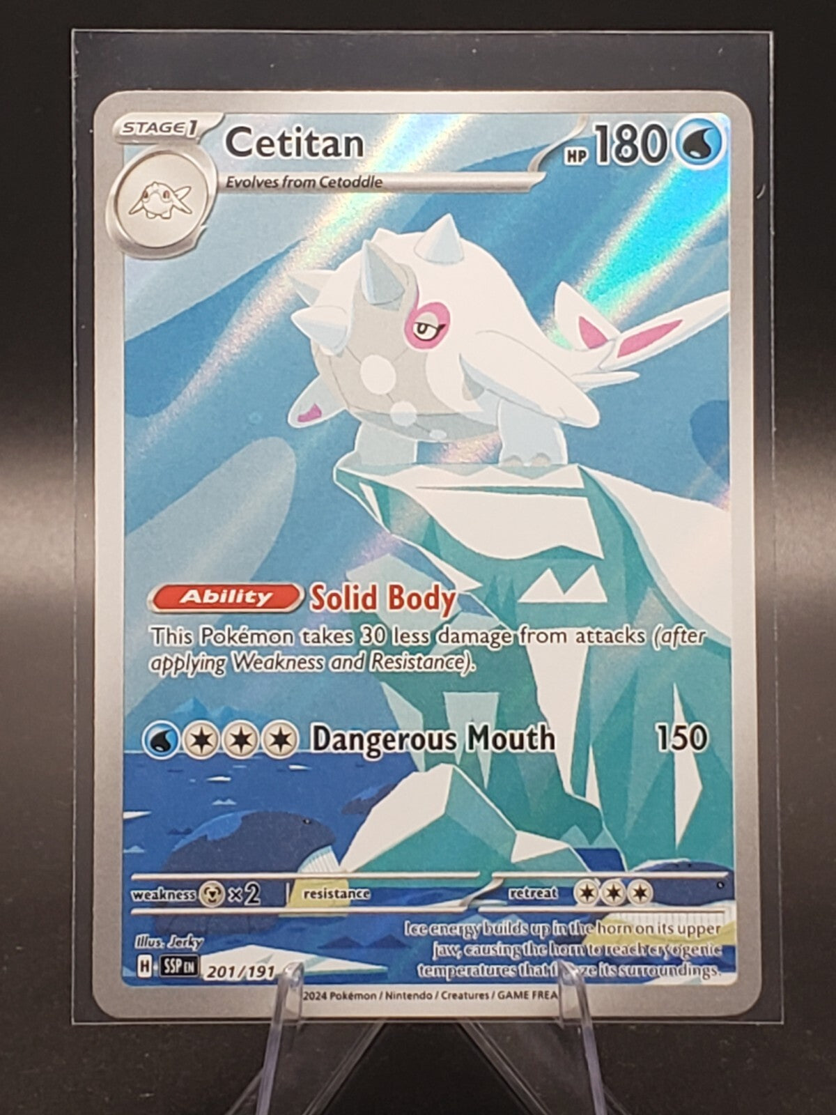 Cetitan 201/191 Sv08: Surging Sparks Holo