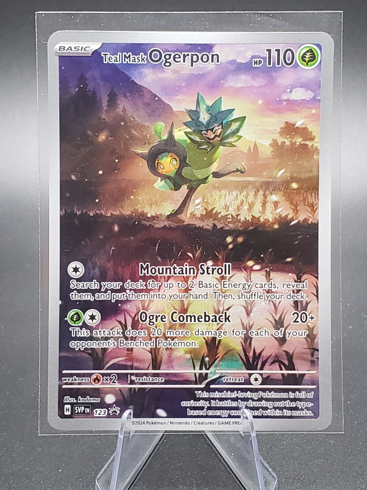 Pokemon TCG Teal Mask Ogerpon SVP123 - Twilight Masquerade - Promo