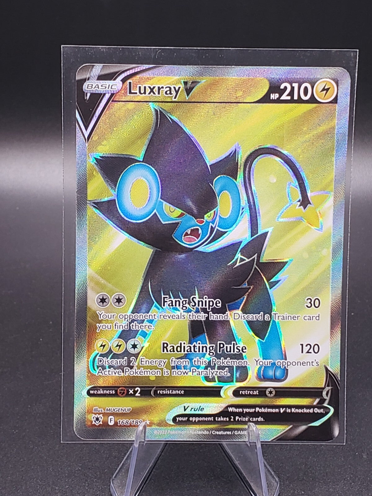 Luxray V (Full Art) 168/189 Swsh10: Astral Radiance Holo