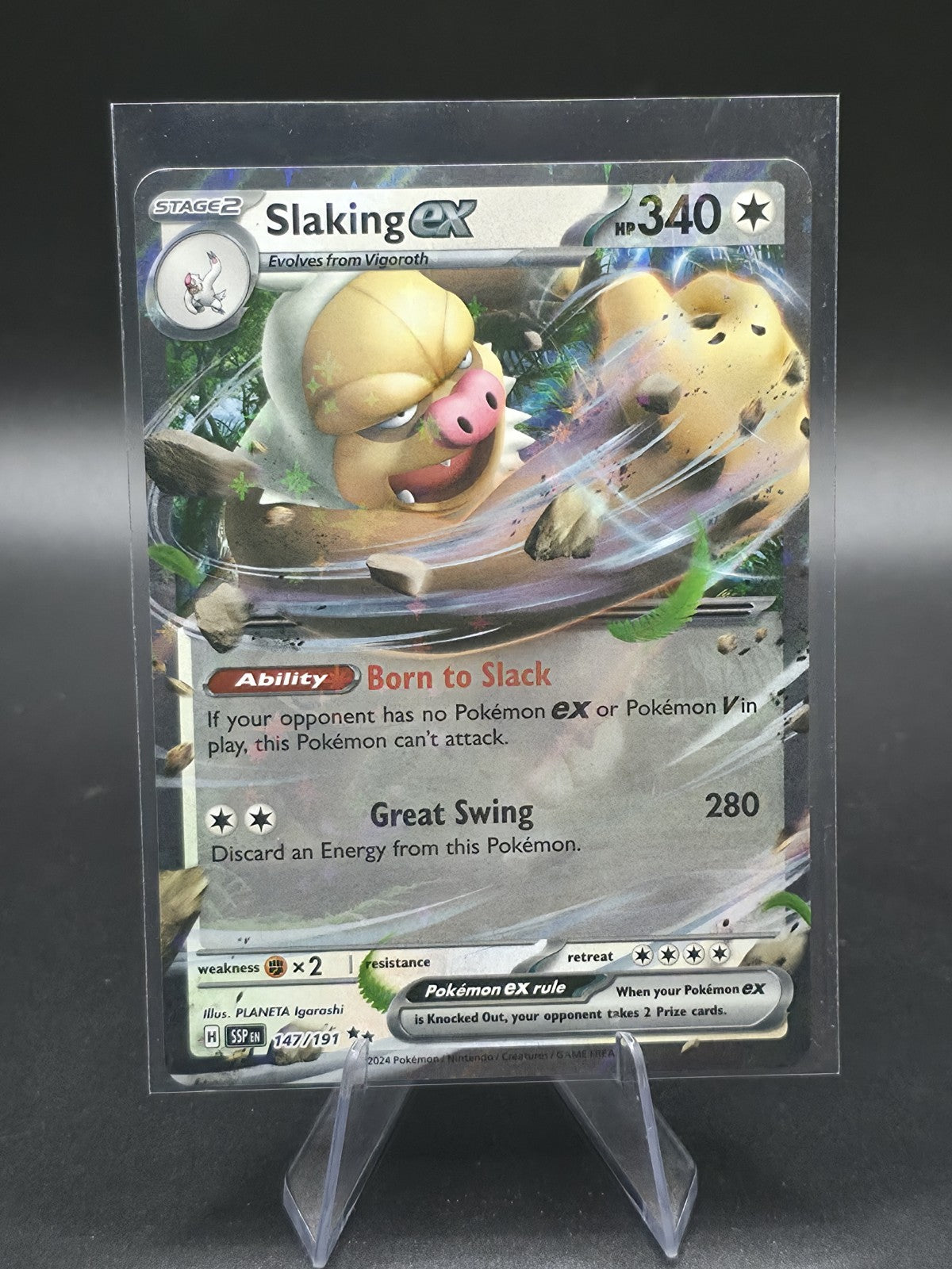 Slaking ex 147/191 Sv08: Surging Sparks Holo