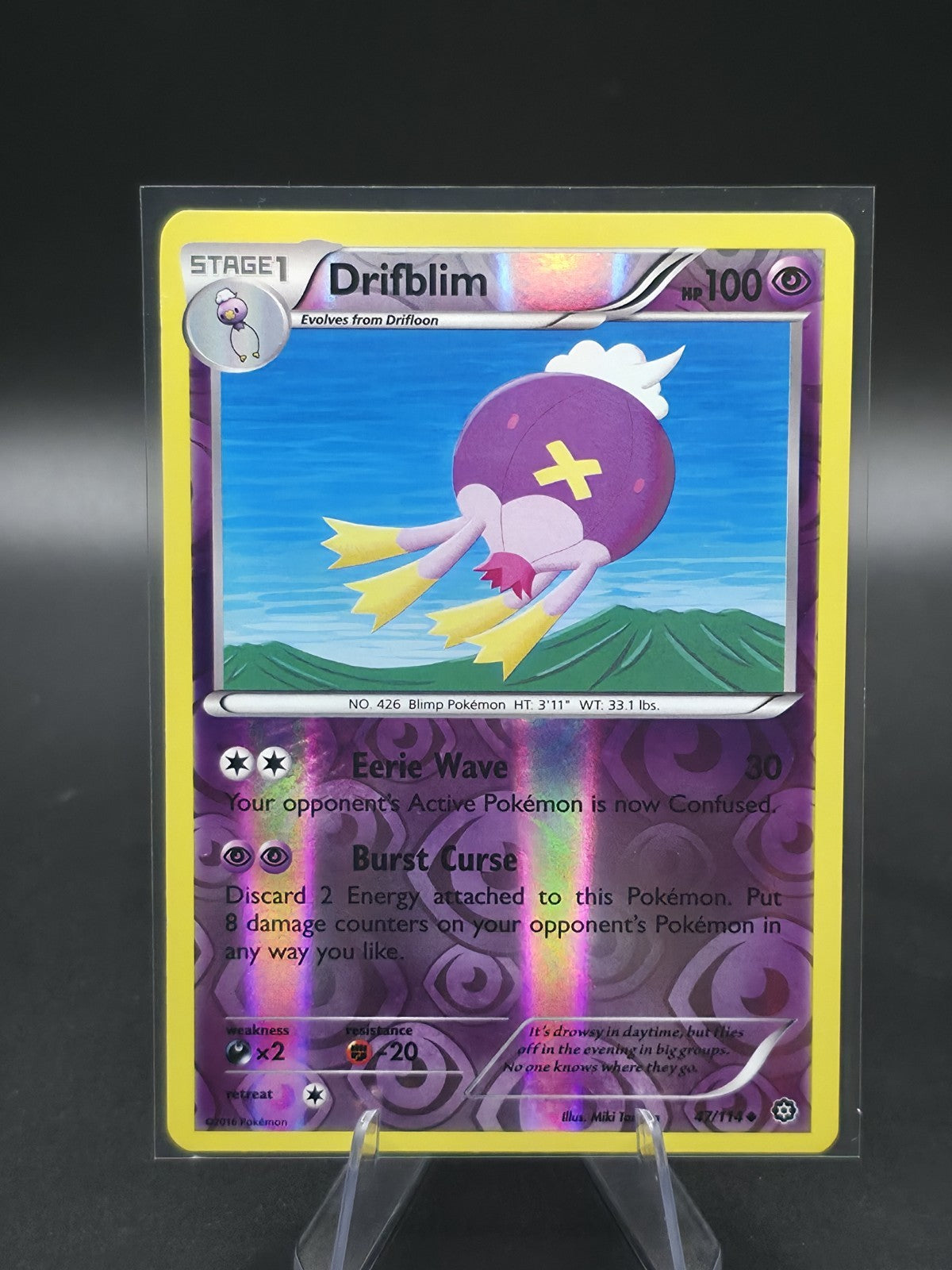 Drifblim 47/114 XY-Steam Siege Reverse Holo