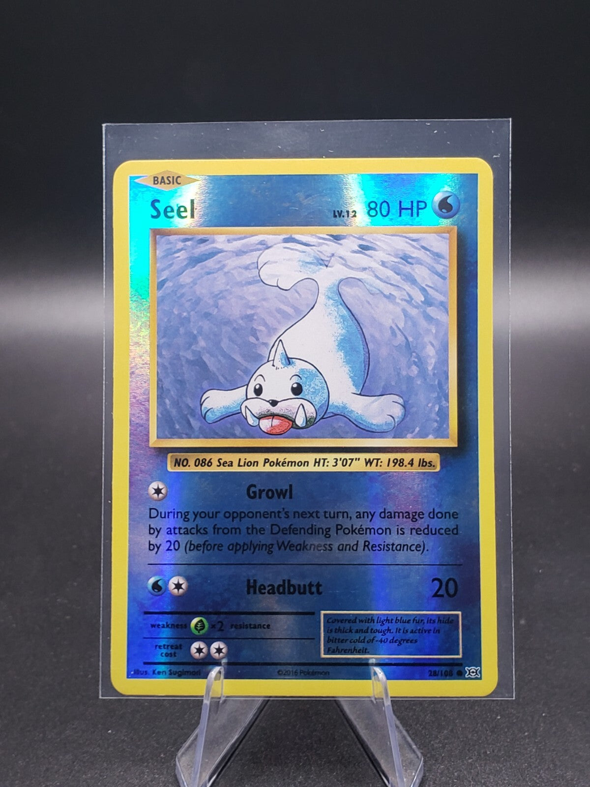 Seel 28/108 Evolutions Reverse Holo