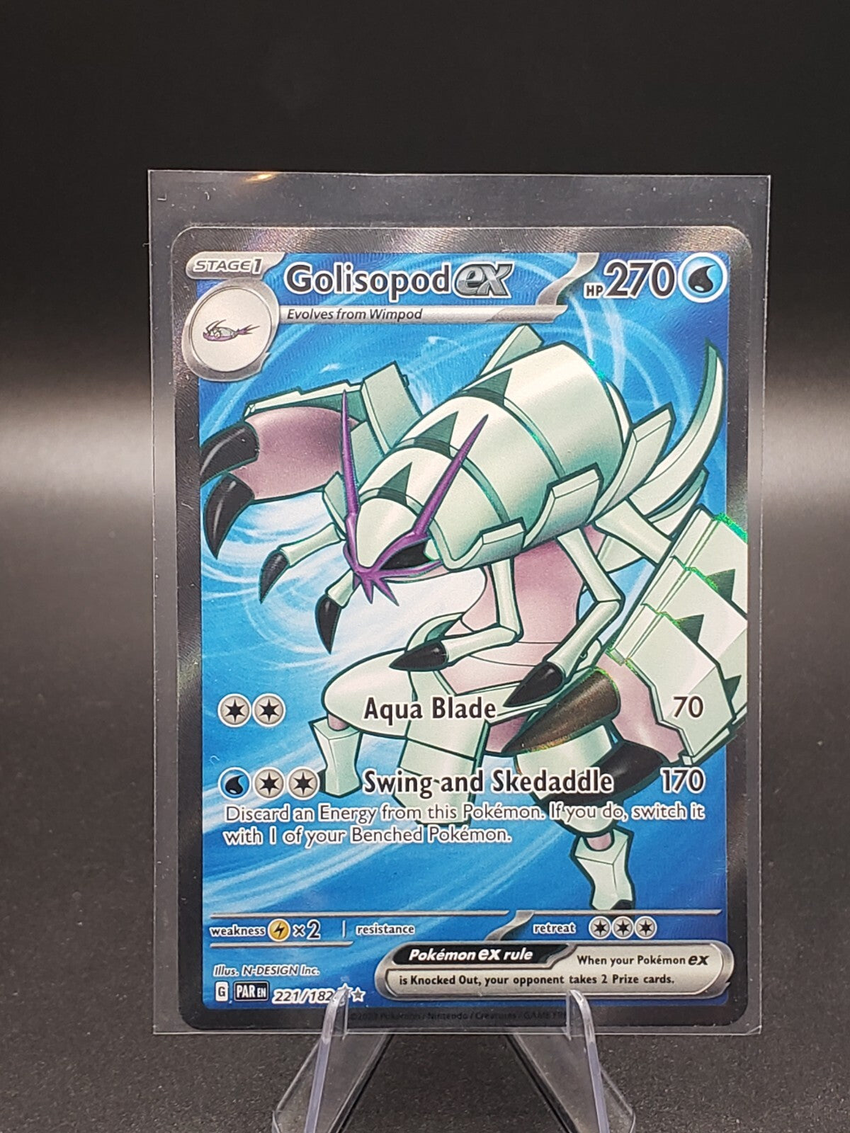 Golisopod ex 221/182 Sv04: Paradox Rift Holo