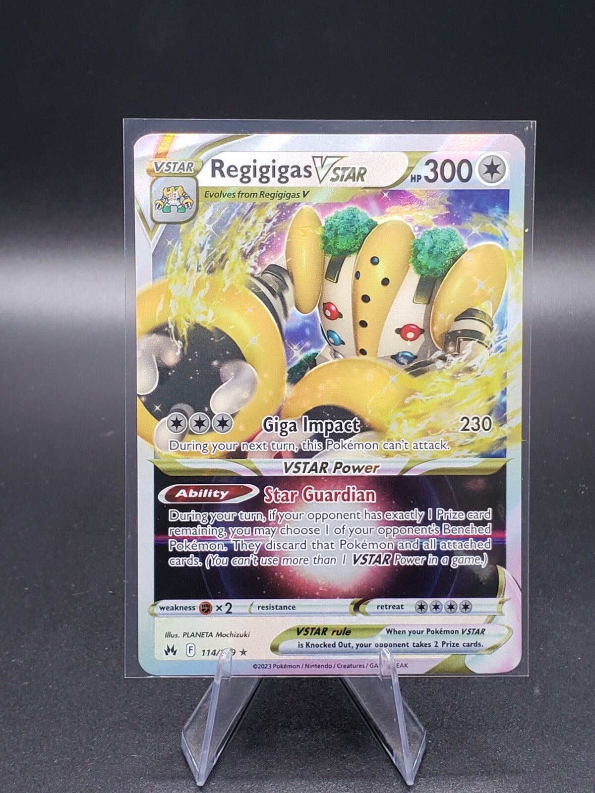 Regigigas VSTAR 114/159 Crown Zenith Holo