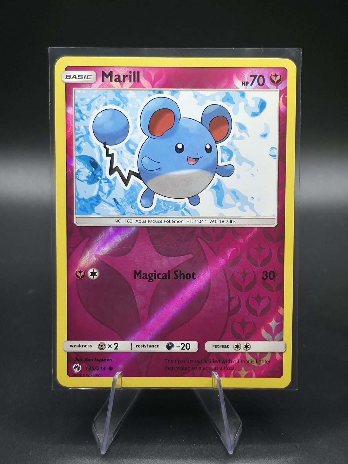 Marill 135/214 Sm-Lost Thunder Reverse Holo