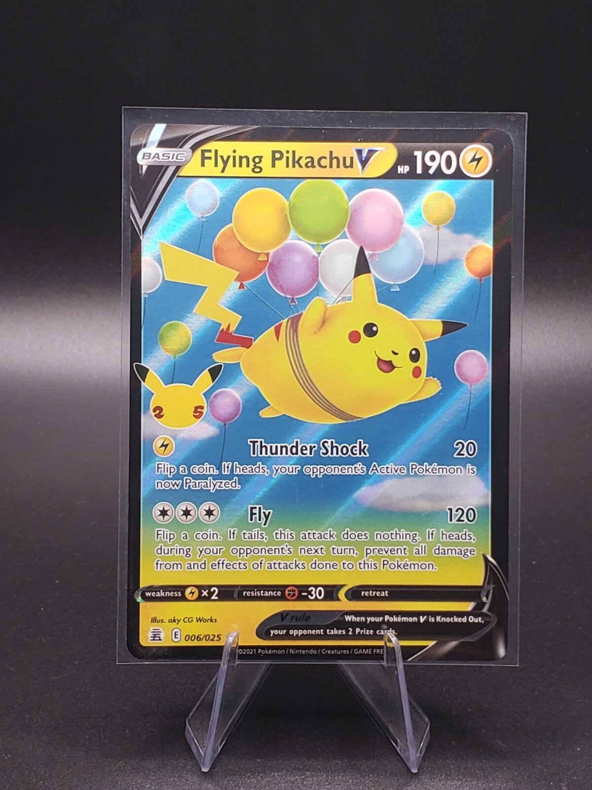 Flying Pikachu V 006/025 Celebrations Holo