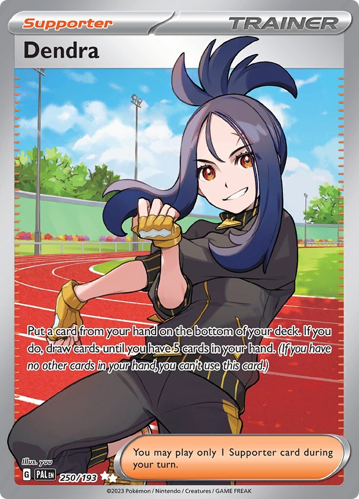 Pokémon TCG Dendra Scarlet & Violet - Paldea Evolved 250/193 Holo Ultra Rare