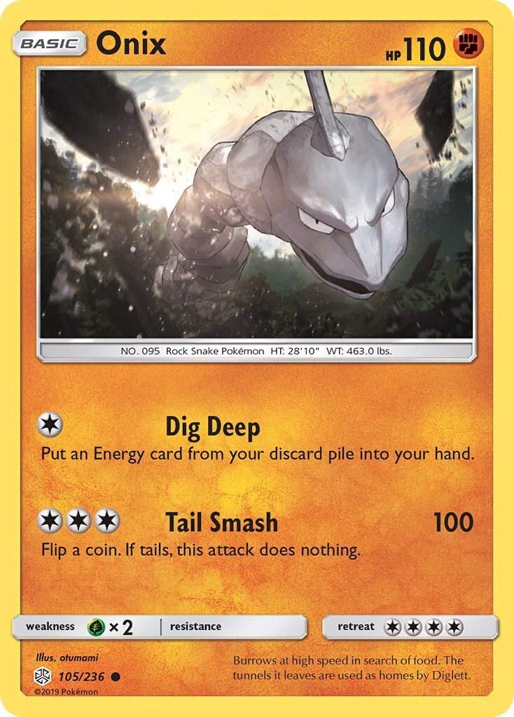 Onix 105/236 Sm-Cosmic Eclipse Reverse Holo