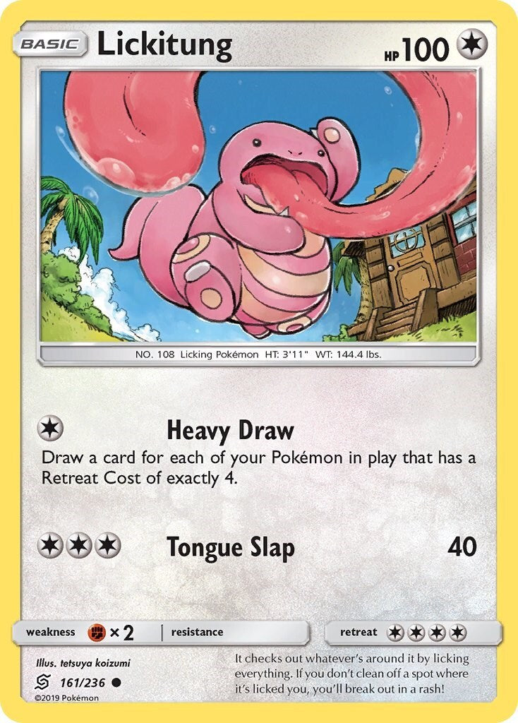 Lickitung 161/236 Sm-Unified Minds Reverse Holo