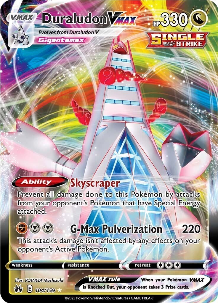 Duraludon VMAX 104/159 Crown Zenith Holo