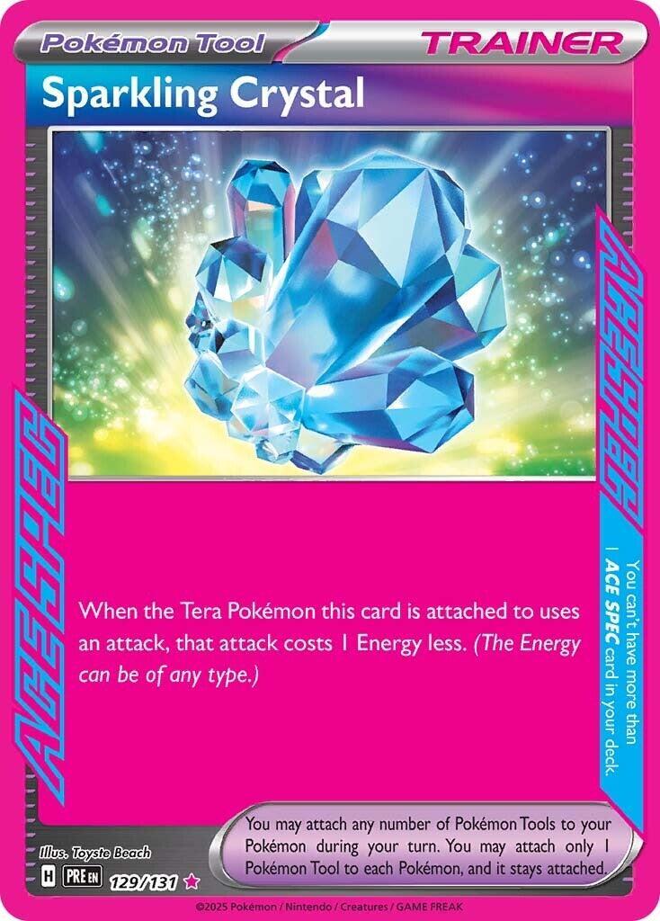 Sparkling Crystal 129/131 Sv: Prismatic Evolutions Holo