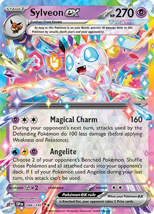 Sylveon ex 086/191 Sv08: Surging Sparks Holo