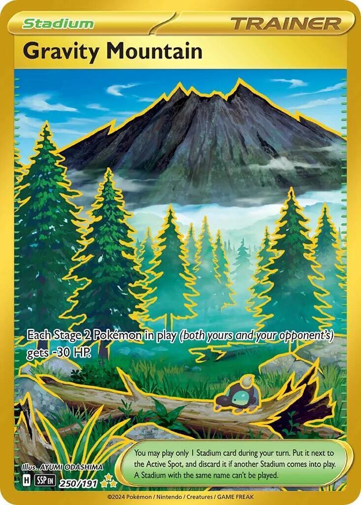 Gravity Mountain 250/191 Sv08: Surging Sparks Holo