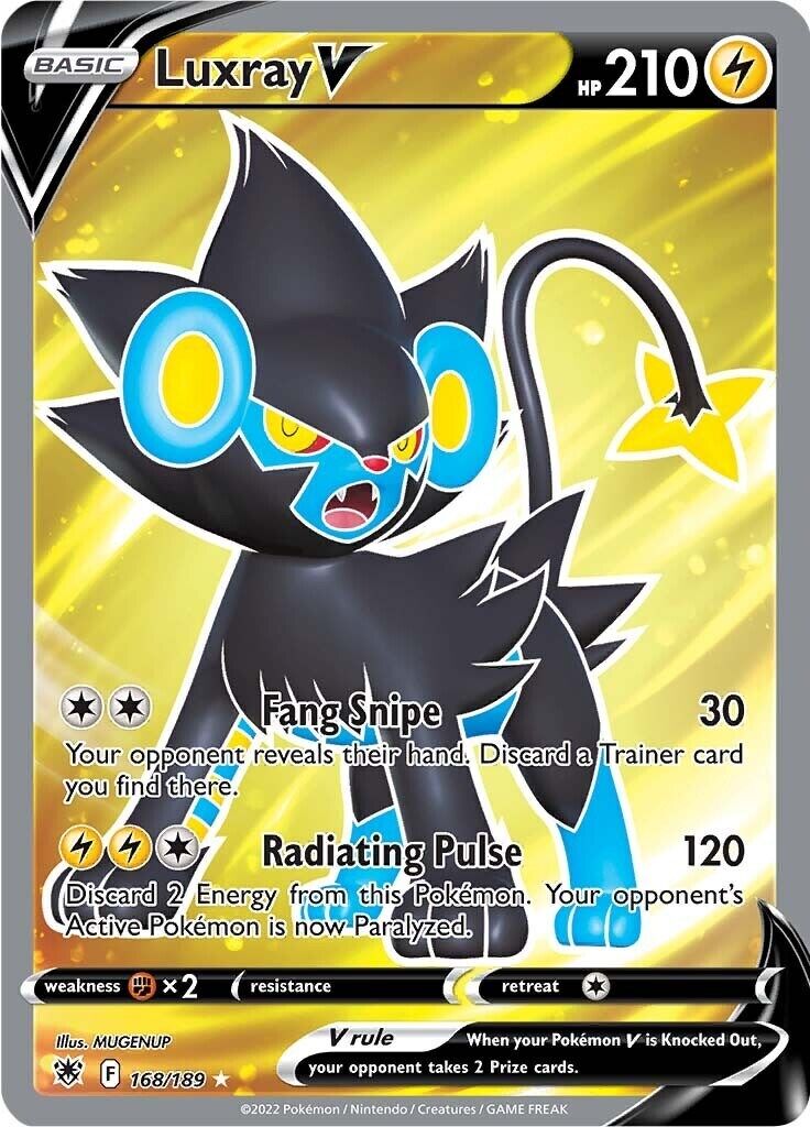 Luxray V (Full Art) 168/189 Swsh10: Astral Radiance Holo
