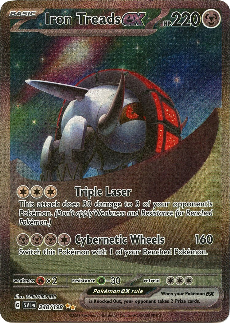 Iron Treads ex 248/198 Sv01: Scarlet & Violet Base Set Holo