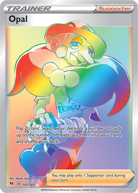 Opal (Secret) 197/185 Swsh04: Vivid Voltage Holo