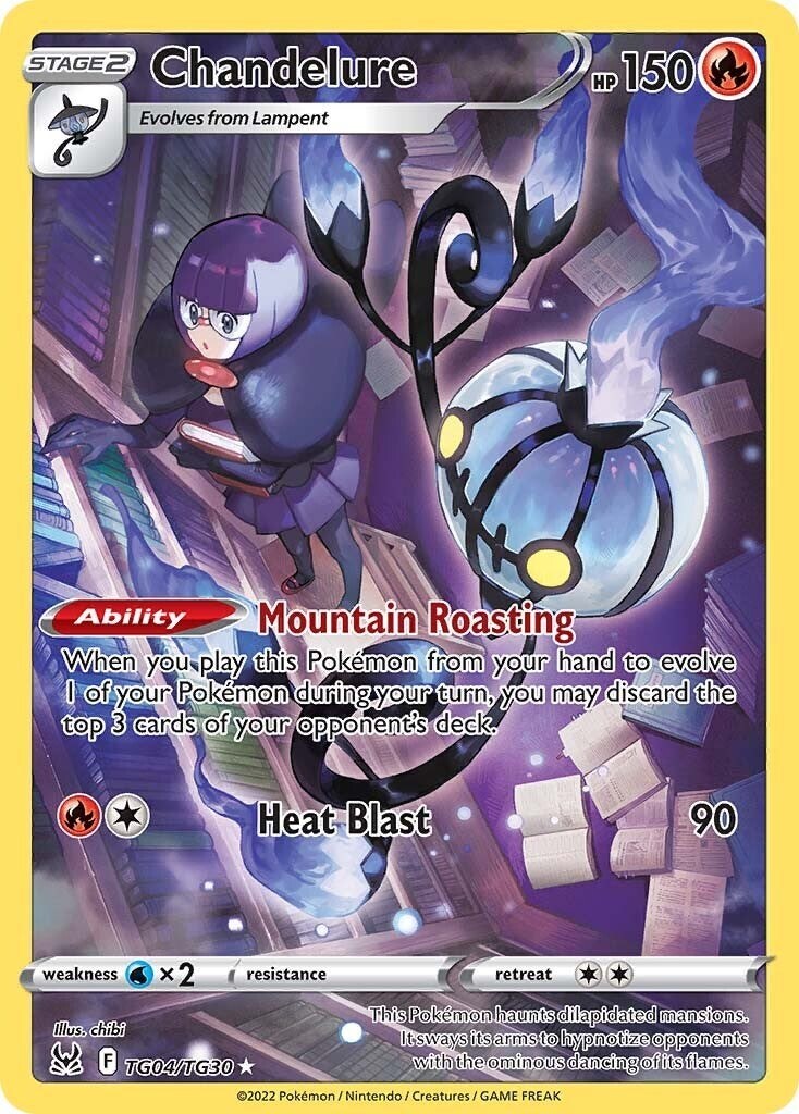 Chandelure TG04/TG30 Swsh11: Lost Origin Trainer Gallery Holo