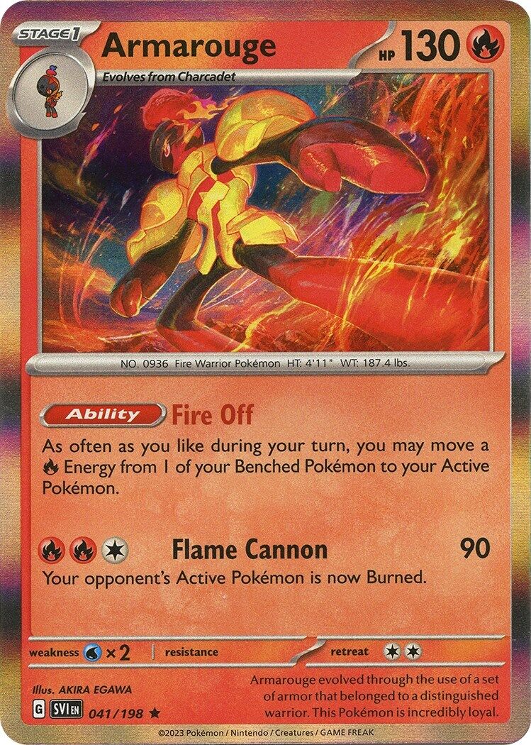 Armarouge 041/198 Sv01: Scarlet & Violet Base Set Holo