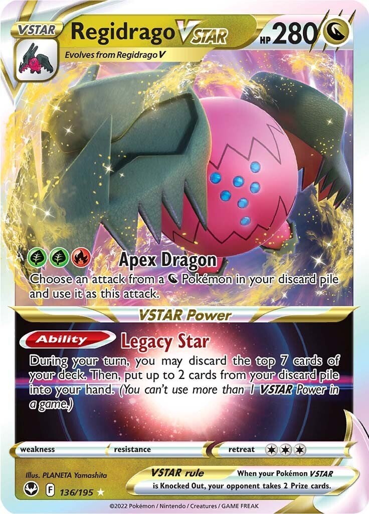 Regidrago VSTAR 136/195 Swsh12: Sword & Shield - Silver Tempest Holo