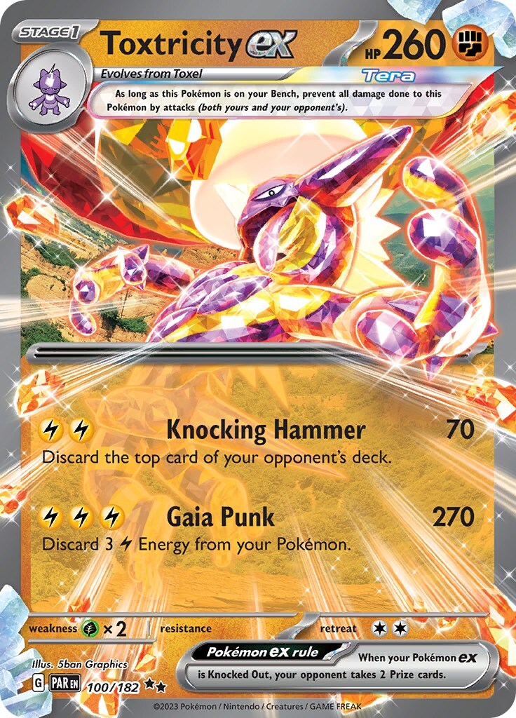 Toxtricity ex 100/182 Sv04: Paradox Rift Holo