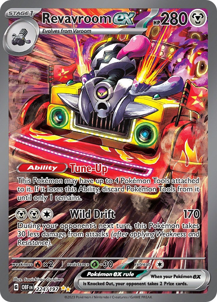Revavroom ex 224/197 Sv03: Obsidian Flames Holo