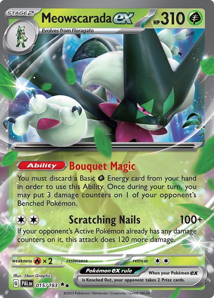 Meowscarada ex 015/193 Sv02: Paldea Evolved Holo