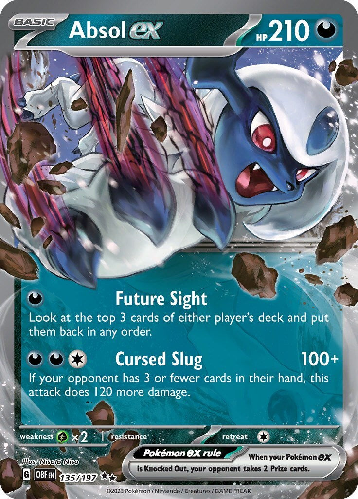 Absol ex 135/197 Sv03: Obsidian Flames Holo