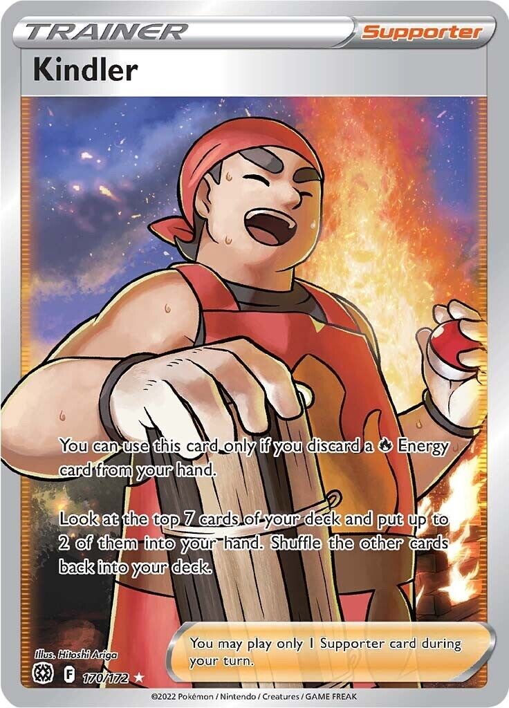 Kindler (Full Art) 170/172 Swsh09: Brilliant Stars Holo